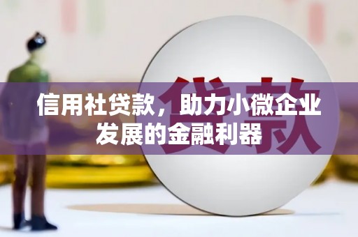 延边信用社贷款，助力小微企业发展的金融利器