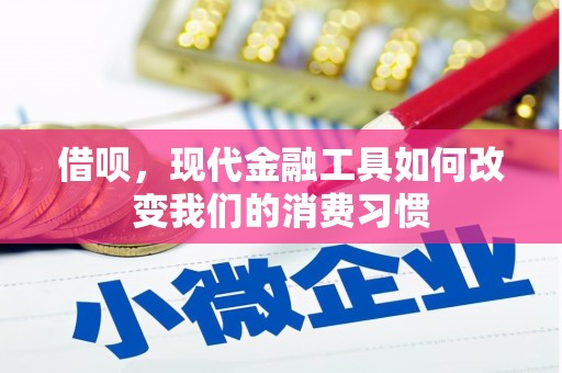 延边借呗，现代金融工具如何改变我们的消费习惯