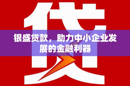 延边银盛贷款，助力中小企业发展的金融利器