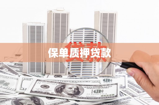 延边保单质押贷款