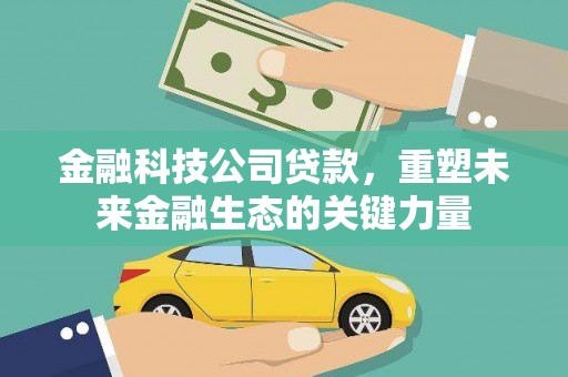 延边金融科技公司贷款，重塑未来金融生态的关键力量