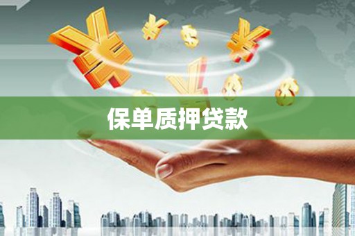 延边保单质押贷款