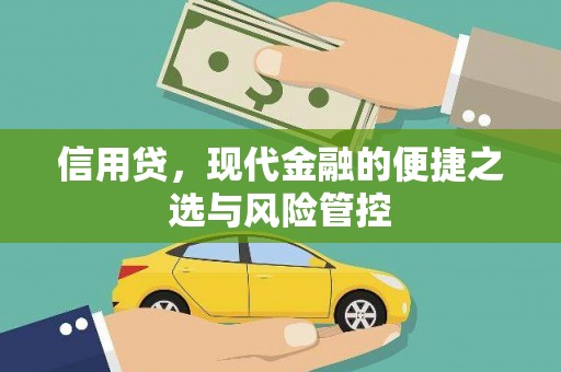 延边信用贷，现代金融的便捷之选与风险管控