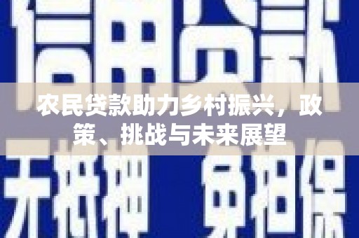 延边农民贷款助力乡村振兴，政策、挑战与未来展望
