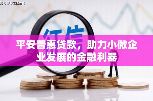 延边平安普惠贷款，助力小微企业发展的金融利器