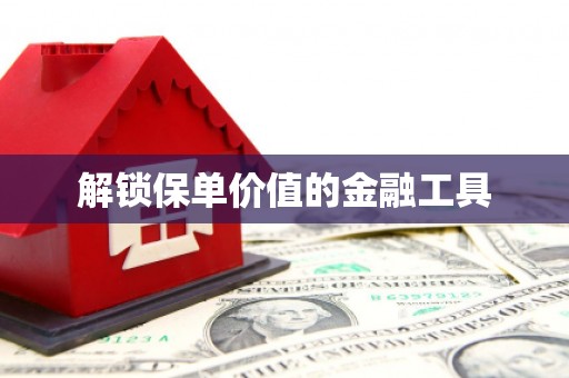 延边解锁保单价值的金融工具